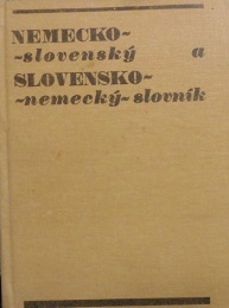 Nemecko-slovenský,Slovensko-nemecký slovník