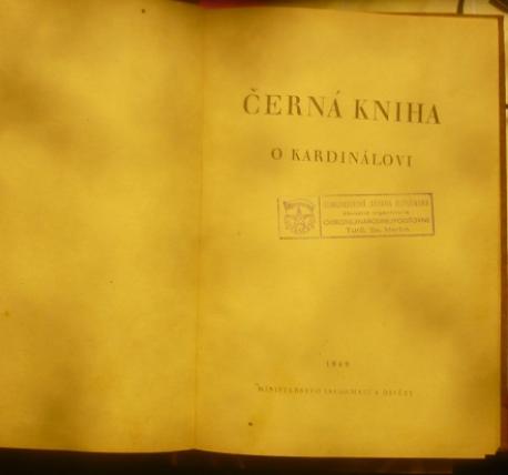 Černá kniha o kardinálovi /1949/