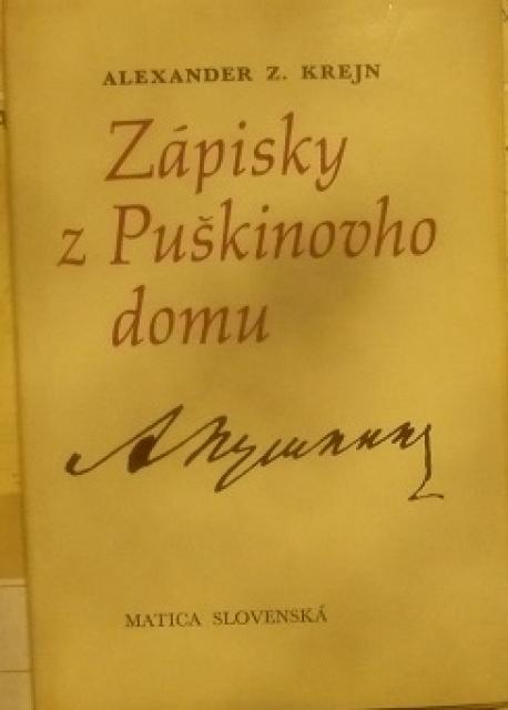 Zápisky z Puškinovho domu