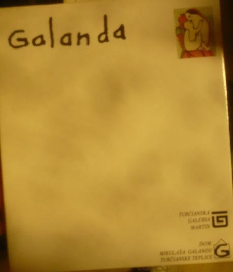 Galanda /katalóg/