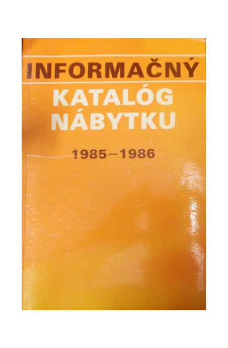 Informačný katalóg nábytku 1985 - 1986