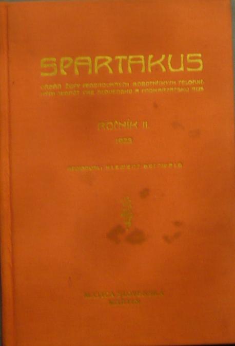 SPARTAKUS  /ročník II./ 1923
