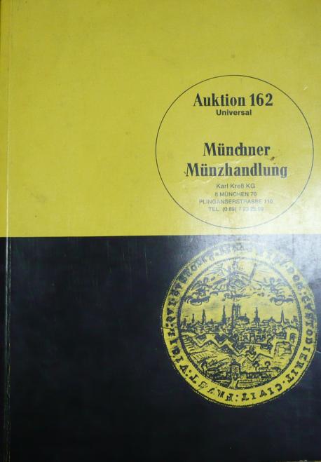 Münchner Münzhandlung Auktion 162