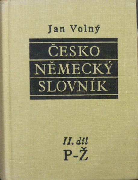 Česko-nemecký slovník II.   P -Ž